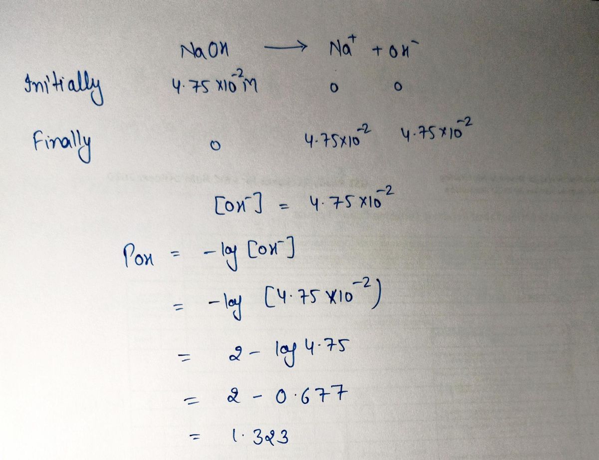 Chemistry homework question answer, step 1, image 1